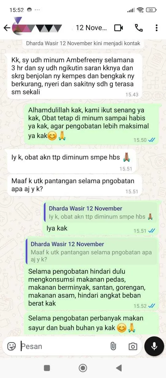 testimoni obat ambeien ambefree
